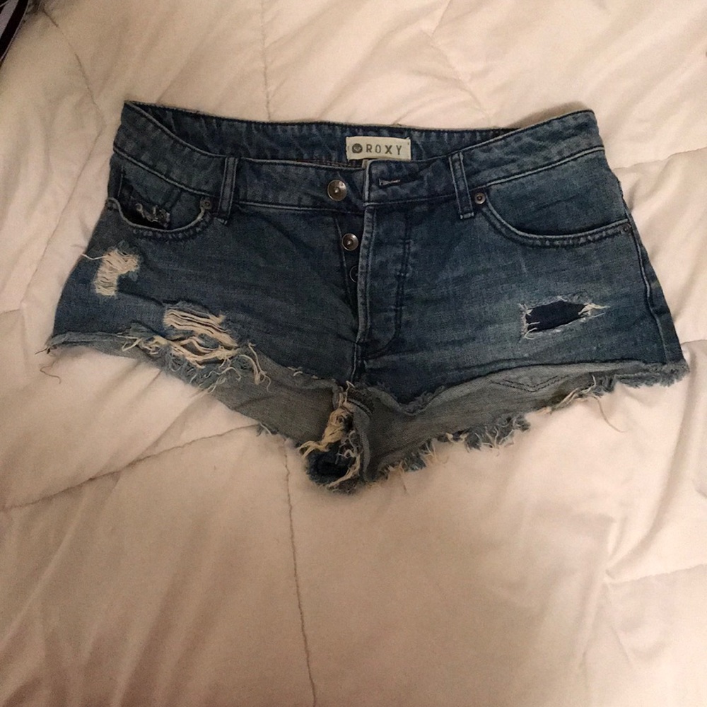 Roxy jean shorts
